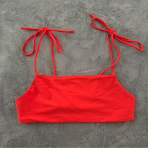 Blackbough Swim Bandeau Top Tie Straps Small